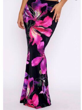 White Fox Boutique Floral Maxi Skirt